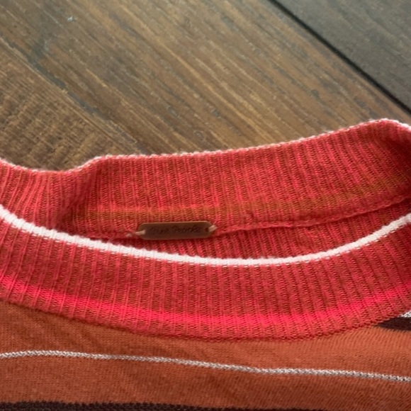 Free People striped knit fitted sweater - Picture 2 of 4